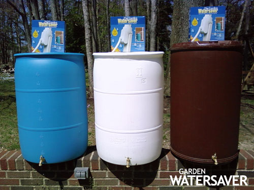 environmentally friendly recycled rain barrels