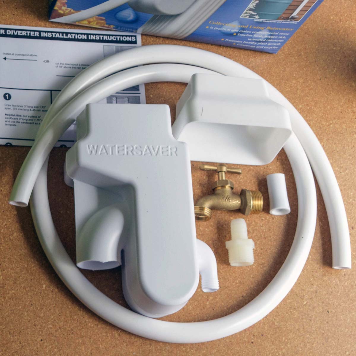 Complete Rain Barrel Construction Kit 3×4 Garden Watersaver